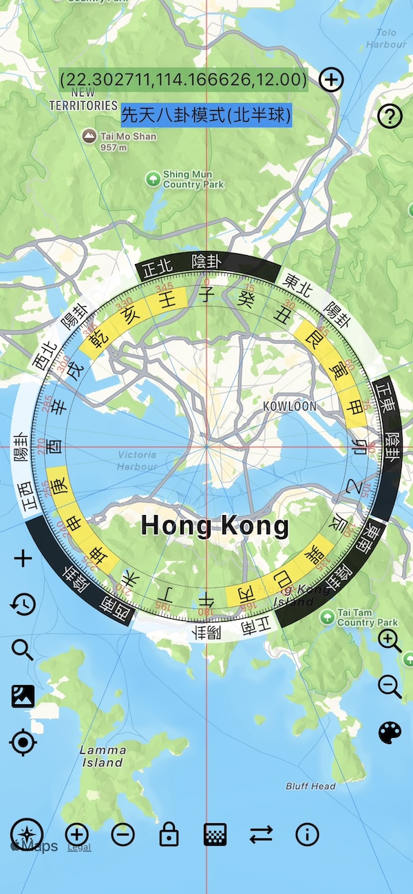 地圖立极尺App_選房風水工具_出行方位吉凶判斷_避開煞氣